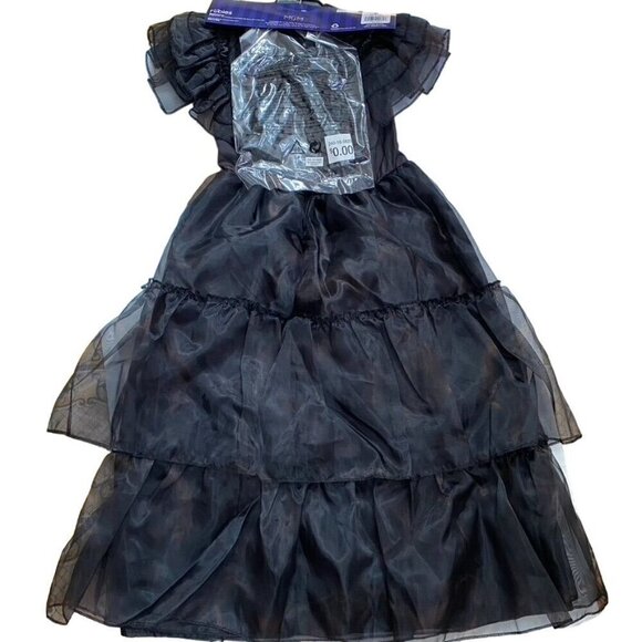 Rubies Wednesday Addams Rave'N Dress Halloween Costume Size Various - Picture 7 of 9